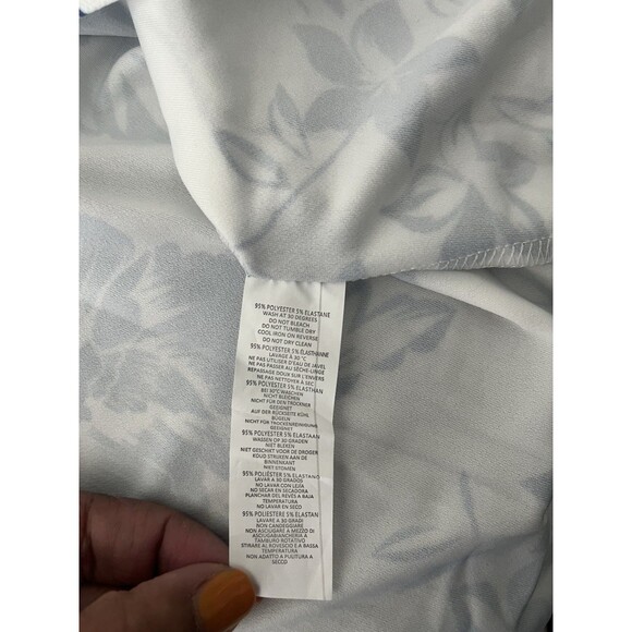 NWT boohoo Blue Floral Print Tie Waist Midi Dress Cocktail Party Wedding Event 8 - Picture 12 of 13